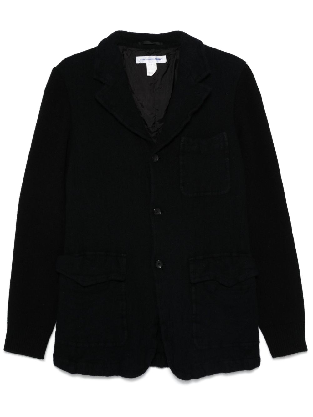 Comme Des Garçons Shirt 单排扣西装夹克 - 蓝色