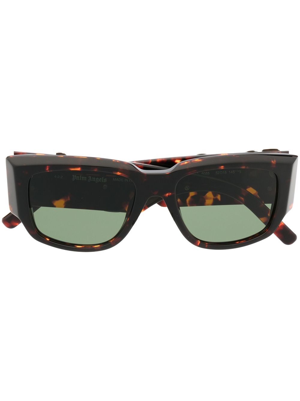 Palm Angels Eyewear Laguna 方框太阳眼镜 - 褐色