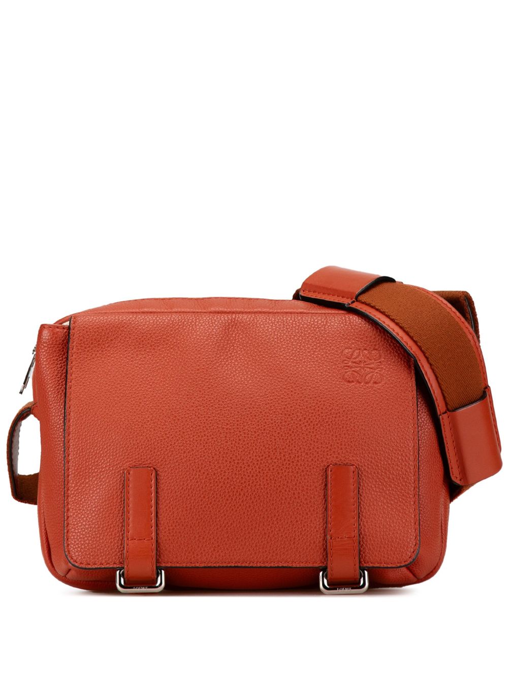 Loewe Pre-Owned XS Military Messenger 斜挎包（2010-2024年典藏款） - 橘色
