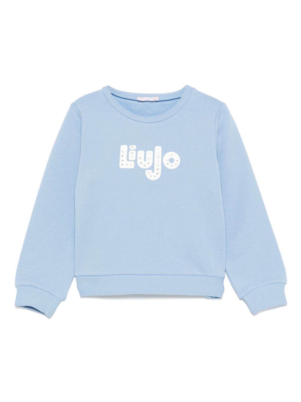 Liu Jo Kids logo印花卫衣 - 蓝色