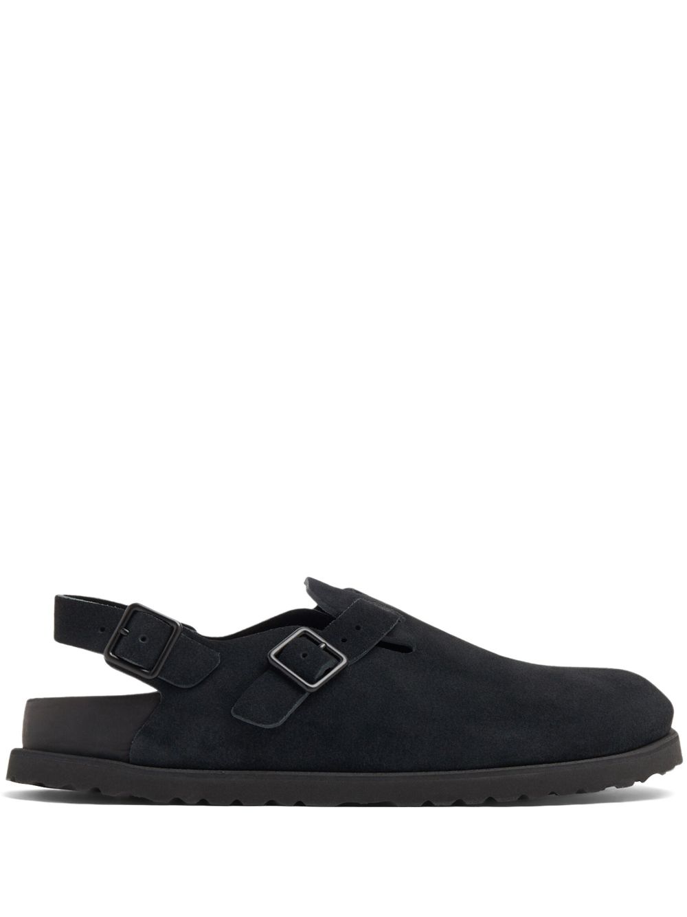 Birkenstock Tokio 绒面皮凉鞋 - 黑色