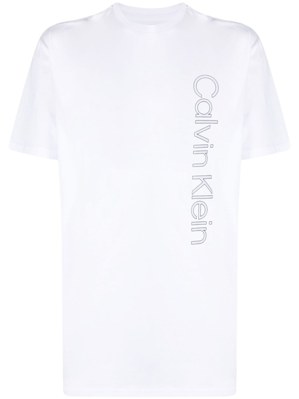 Calvin Klein logo印花T恤 - 白色