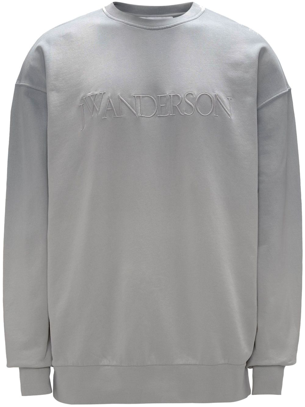 JW Anderson logo刺绣渐色效果卫衣 - 灰色