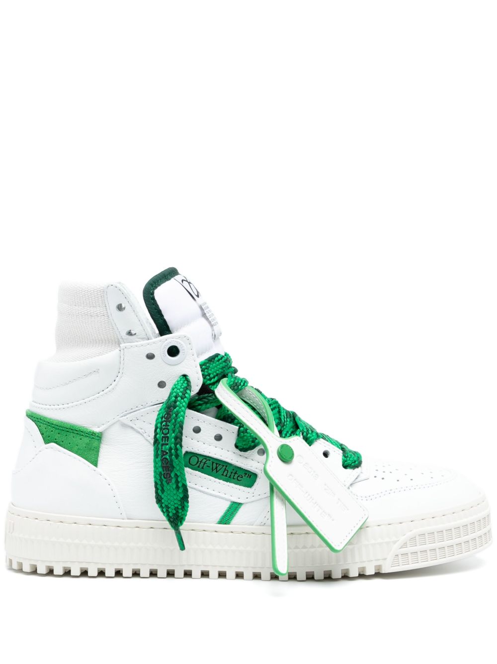 Off-White 3.0 Off Court 皮质运动鞋 - 白色