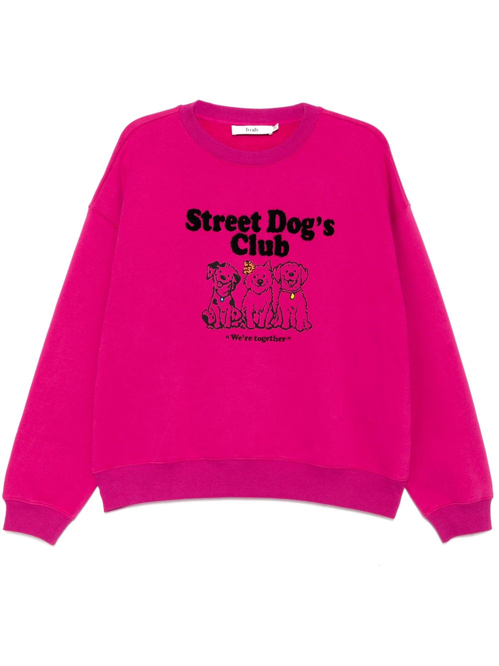 b+ab Street Dog's Club 卫衣 - 粉色