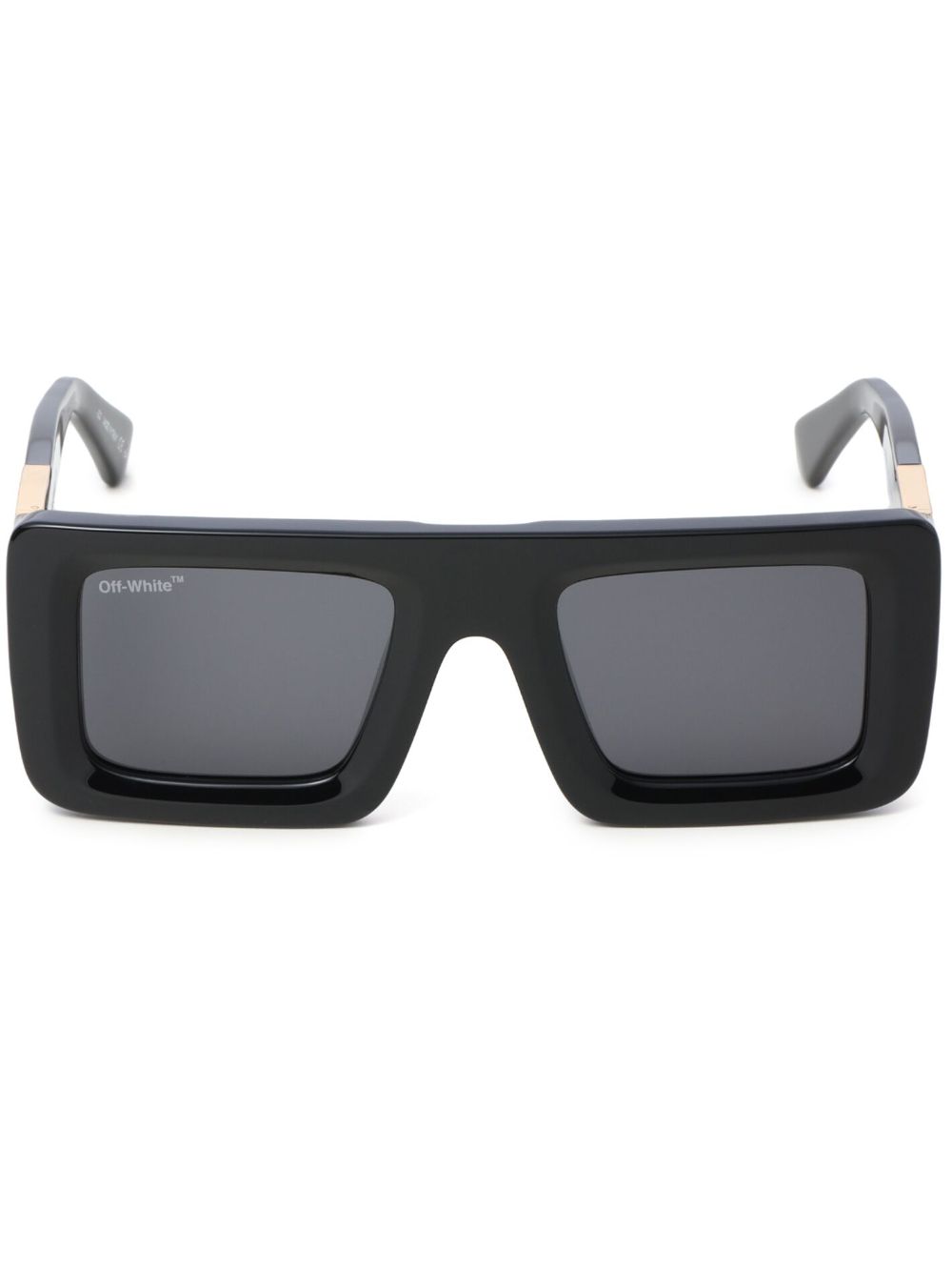 Off-White Eyewear Leonardo 方框太阳眼镜 - 黑色