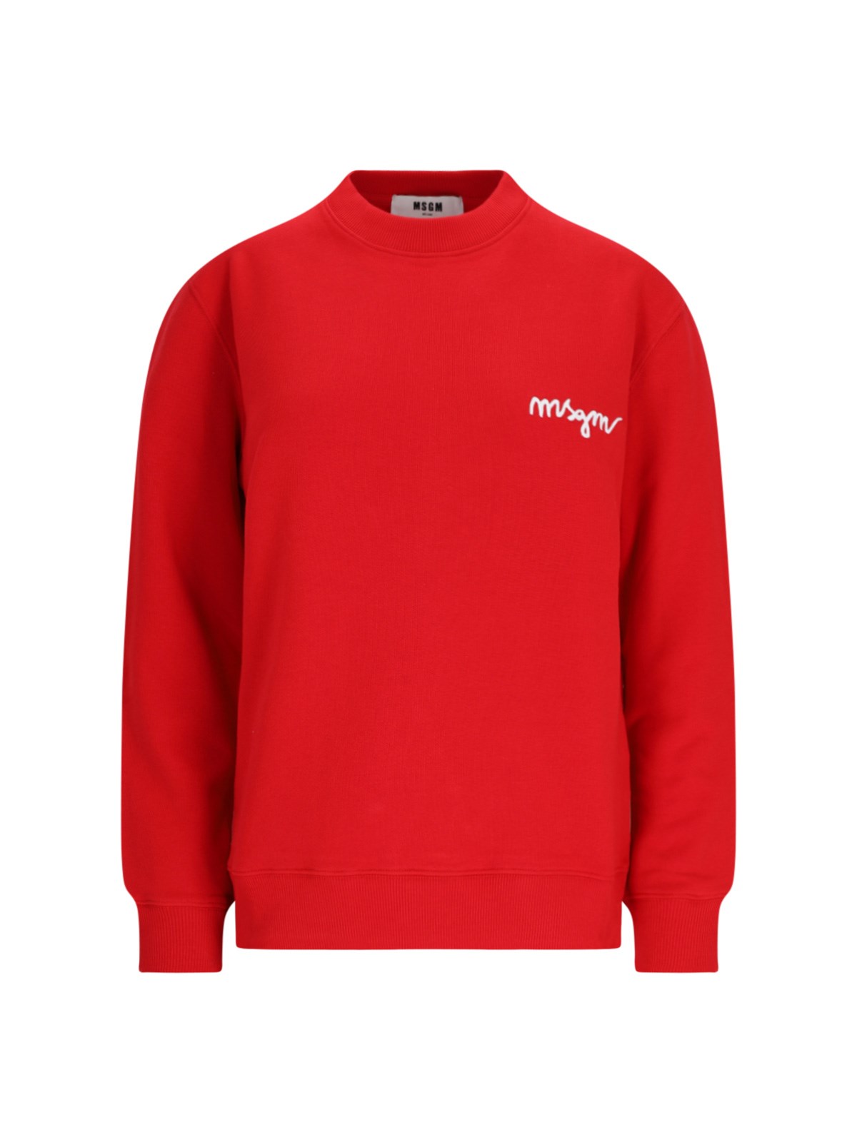 MSGM Logo Crew Neck Sweatshirt