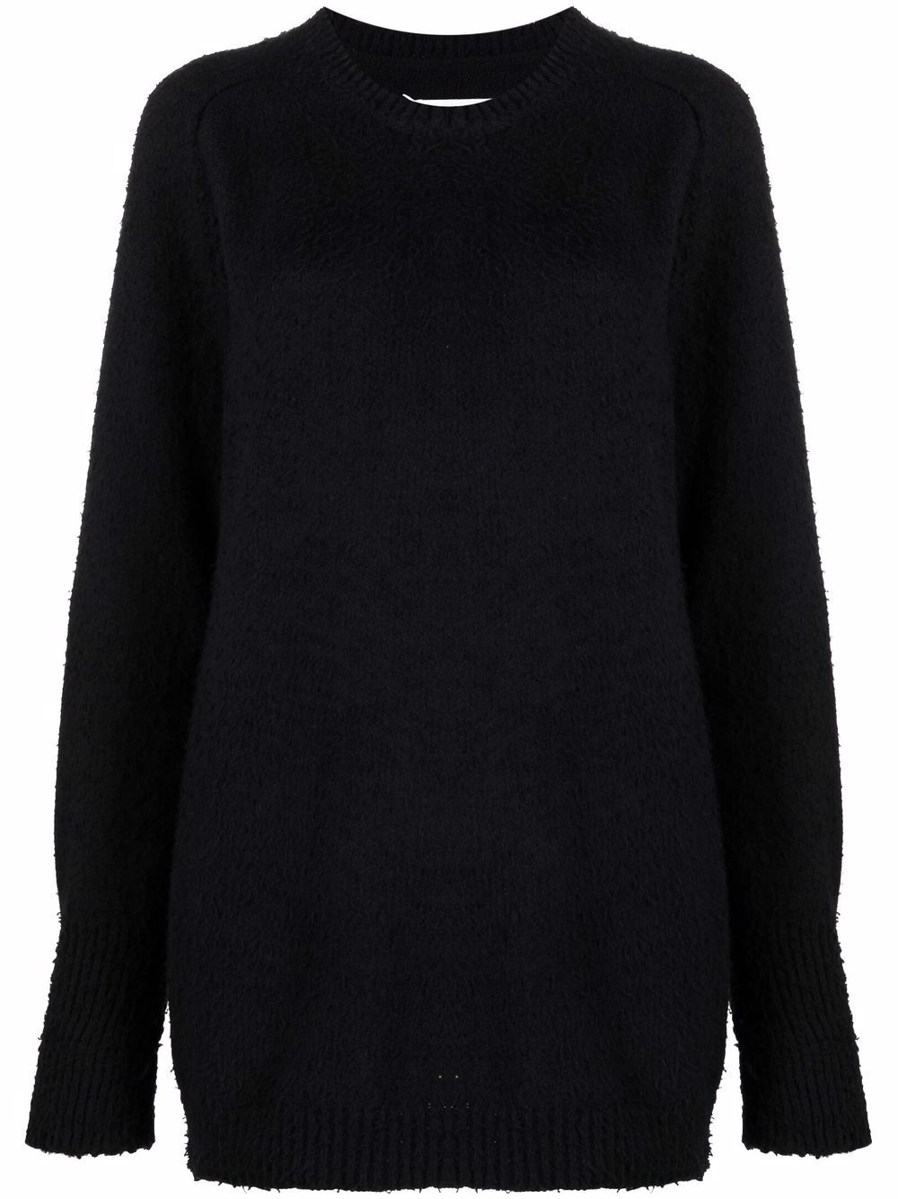 Maison Margiela 马丁·马吉拉时装屋 拉绒圆领毛衣 - 黑色