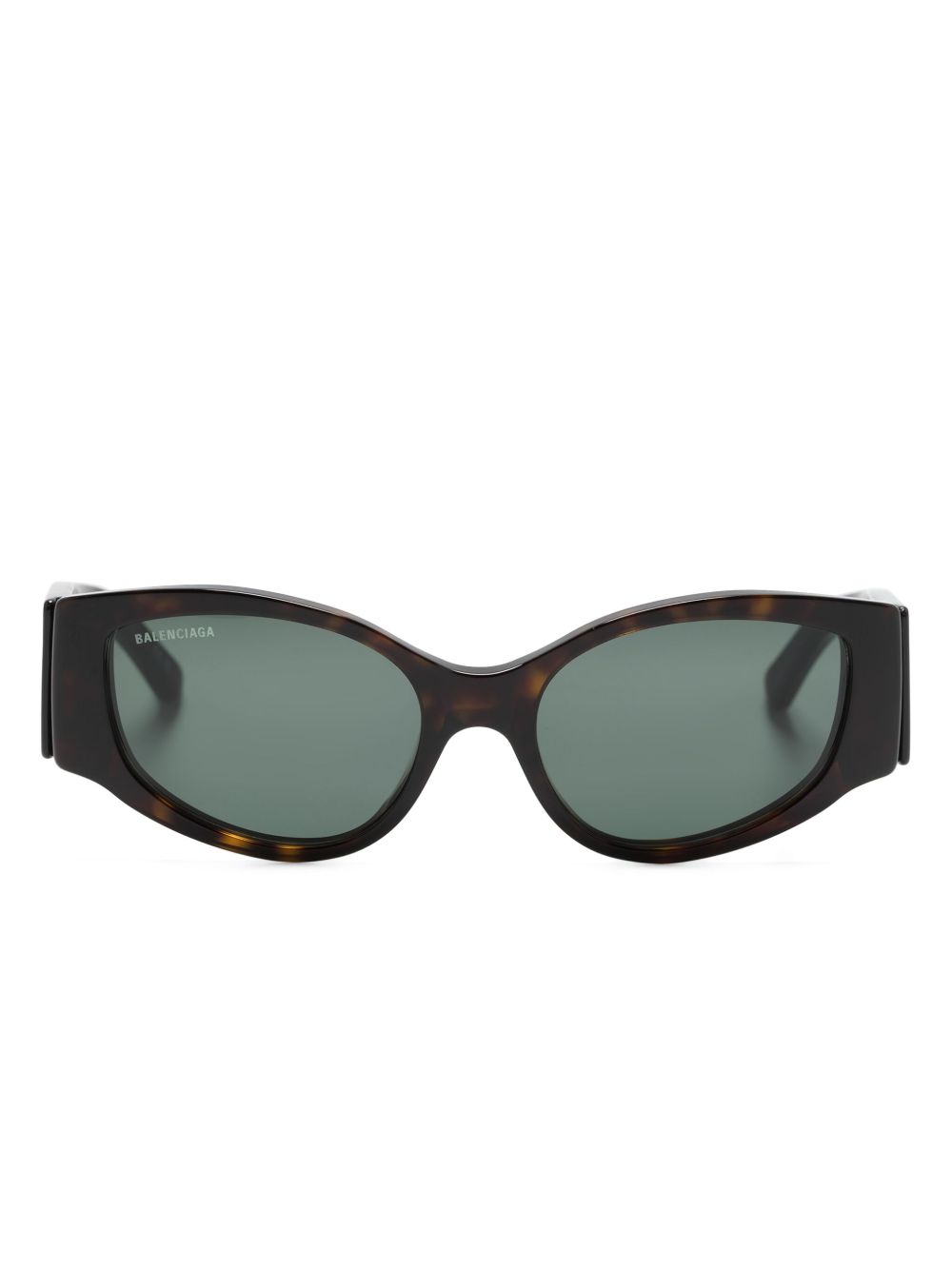 Balenciaga Eyewear Rive Gauche 猫眼框有色镜片太阳眼镜 - 褐色