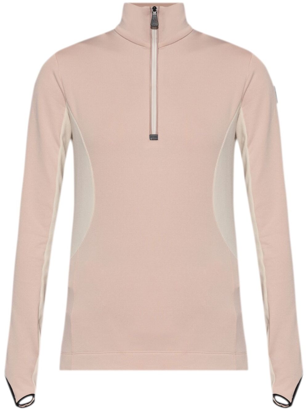 Moncler Grenoble colour-block ski top - 粉色