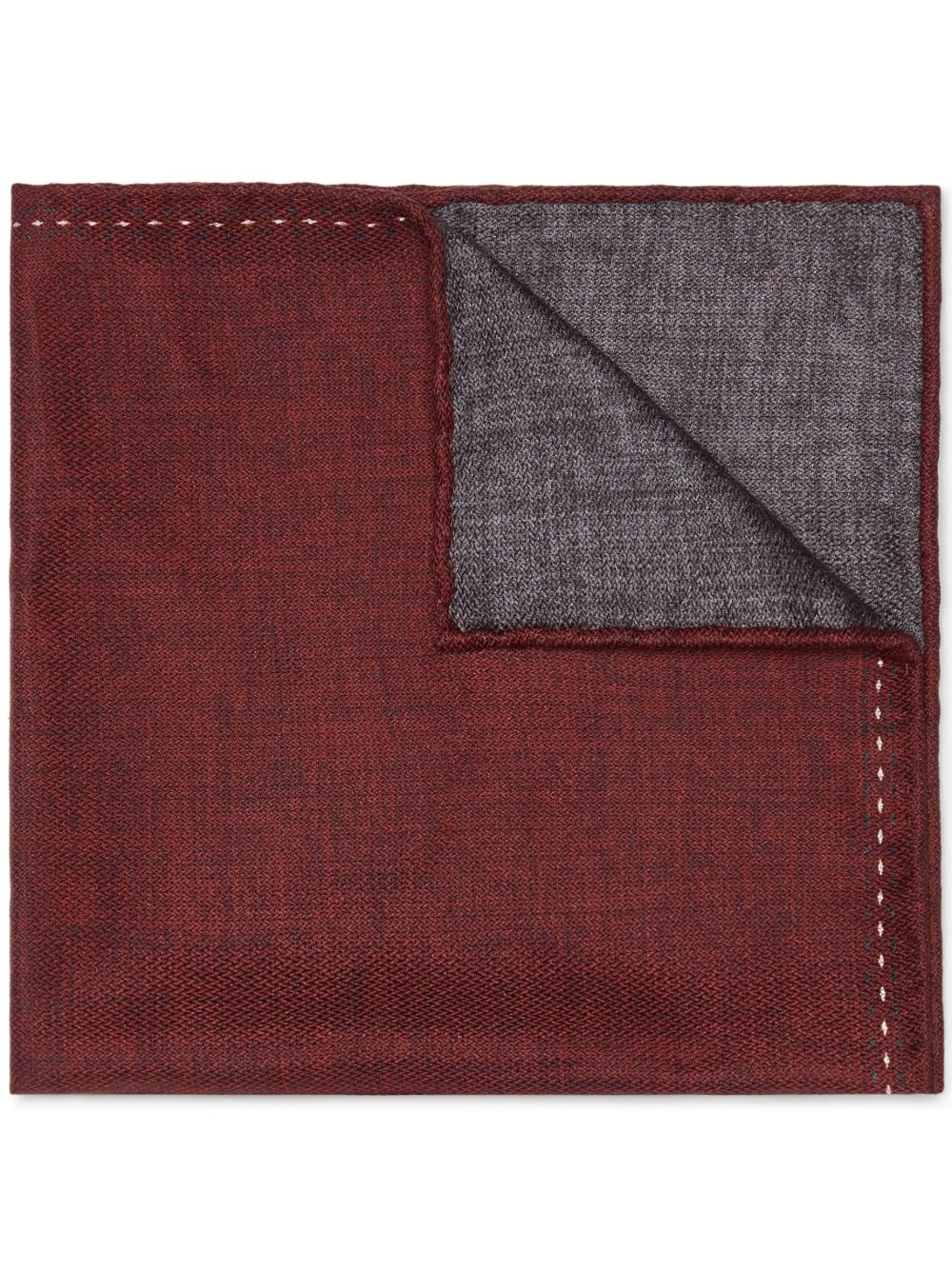 Brunello Cucinelli Pochette 口袋方巾 - 红色