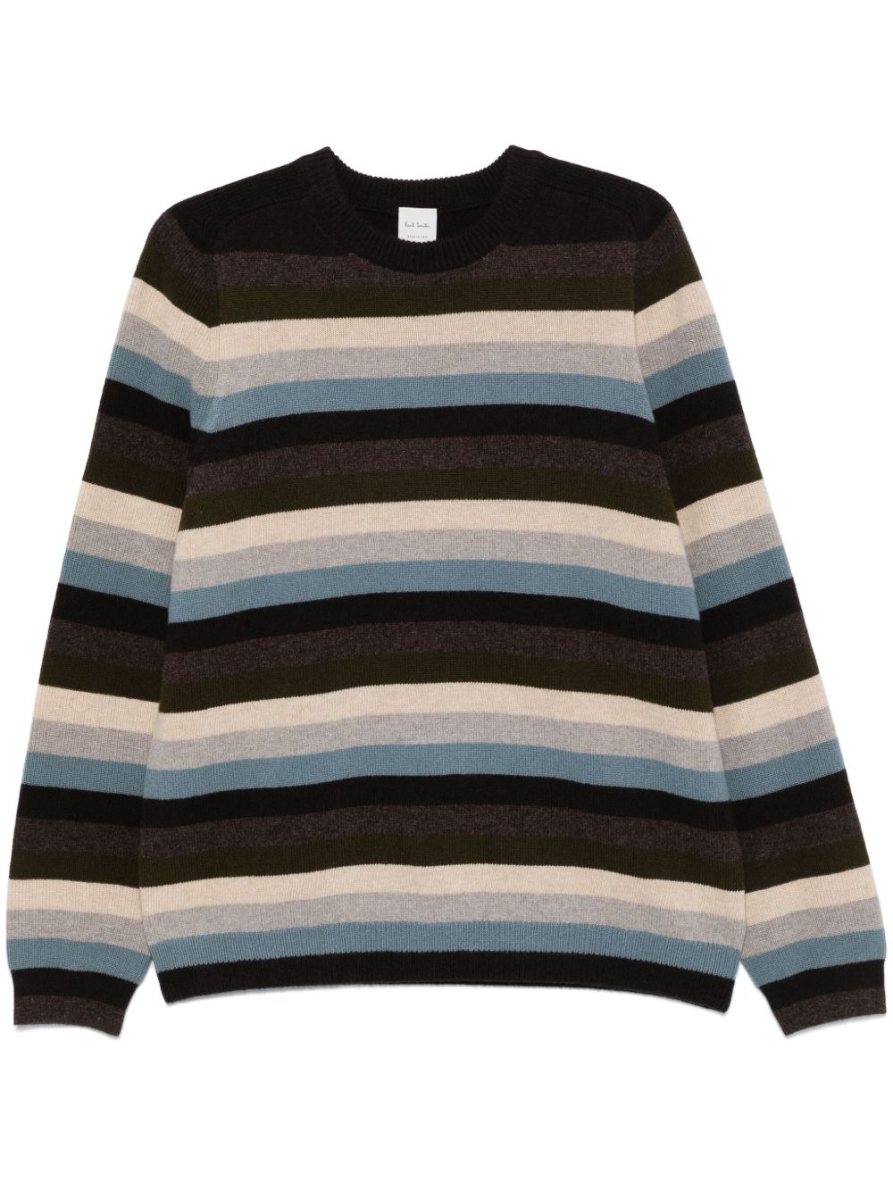Paul Smith 条纹毛衣 - 褐色