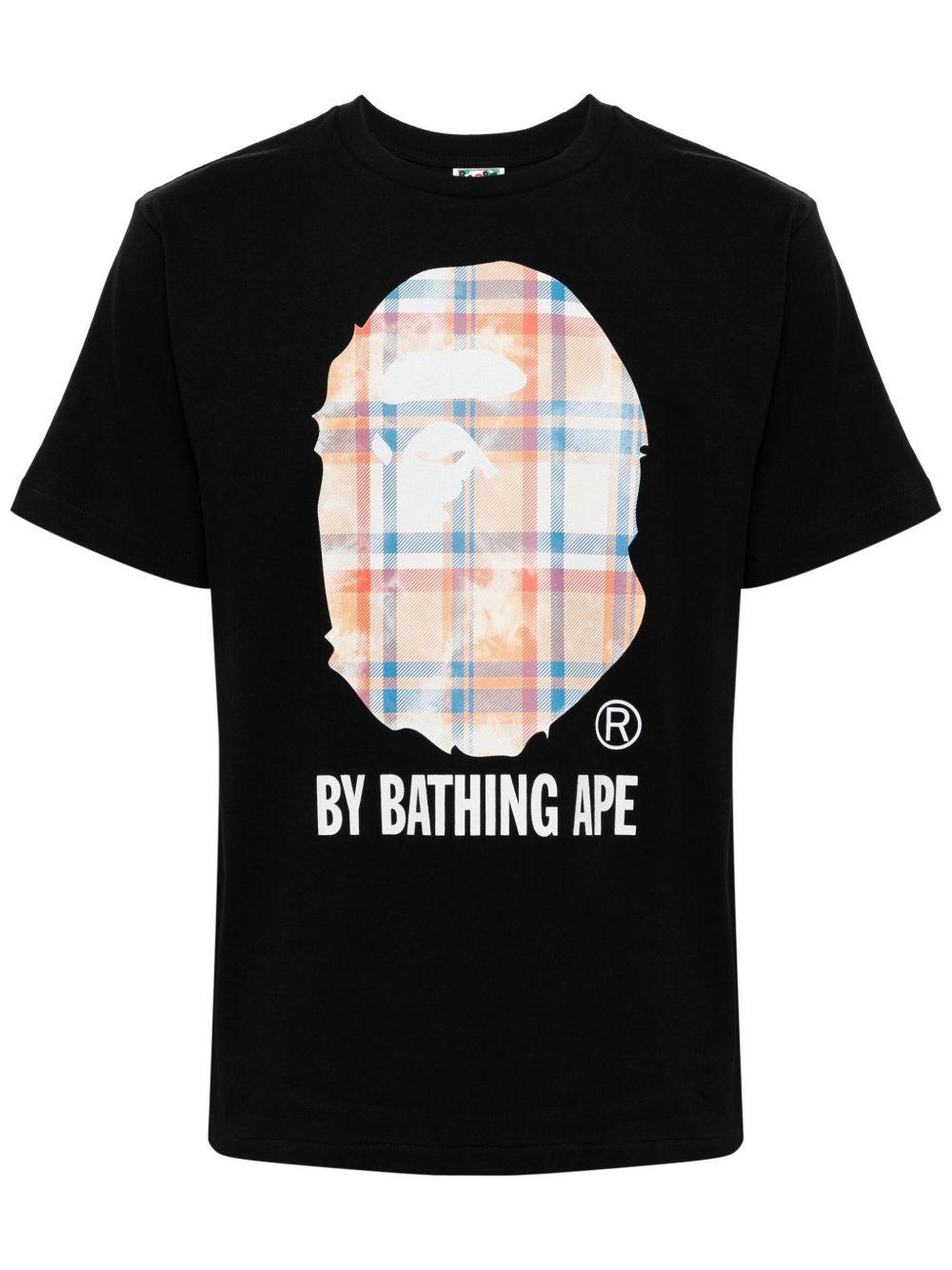 A BATHING APE® logo印花棉T恤 - 黑色