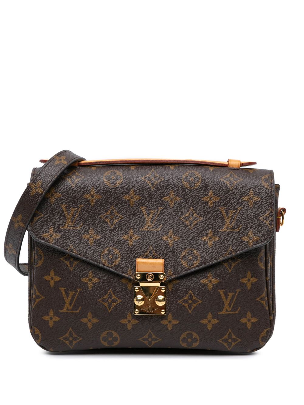 Louis Vuitton Pre-Owned Monogram Pochette Metis 斜挎包（2016年典藏款） - 褐色