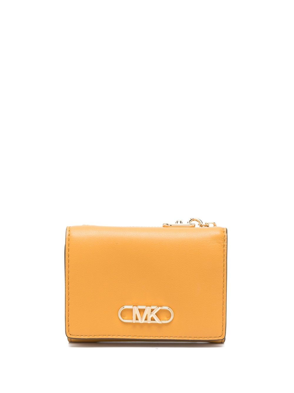 Michael Michael Kors logo标牌钱包 - 黄色