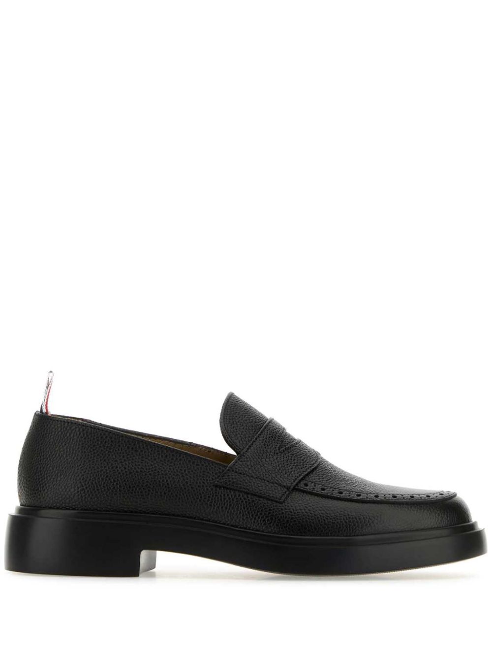 Thom Browne Penny 皮质乐福鞋 - 黑色