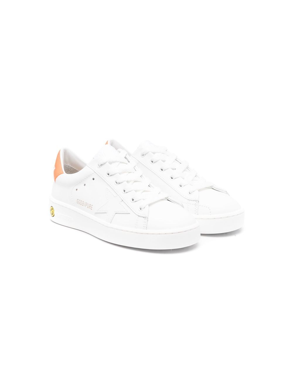 Golden Goose Kids Super Star 低帮板鞋 - 白色