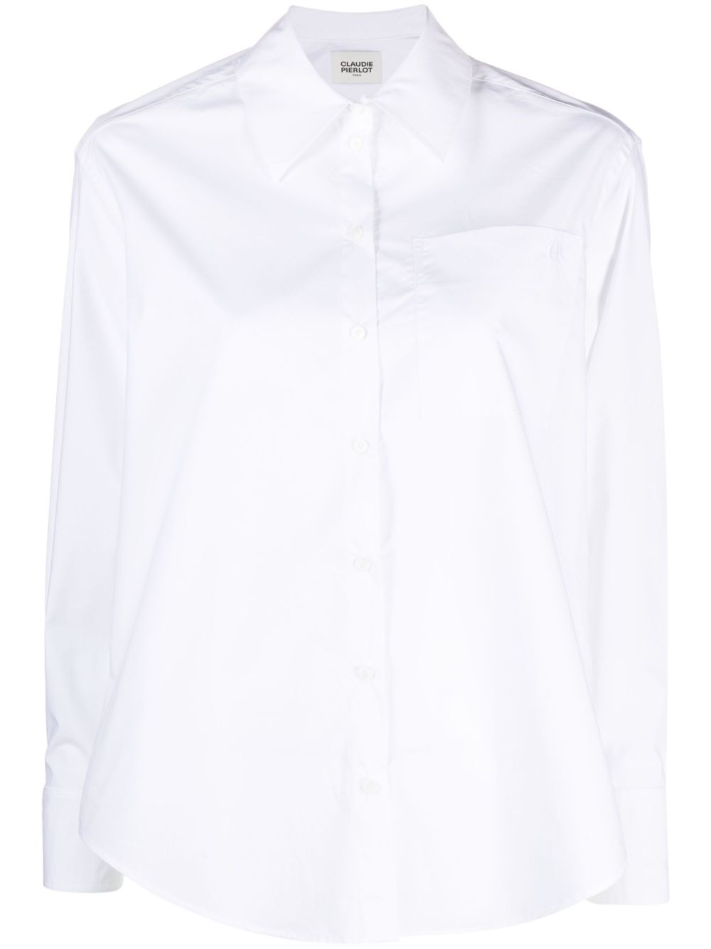 Claudie Pierlot 长袖棉衬衫 - 白色