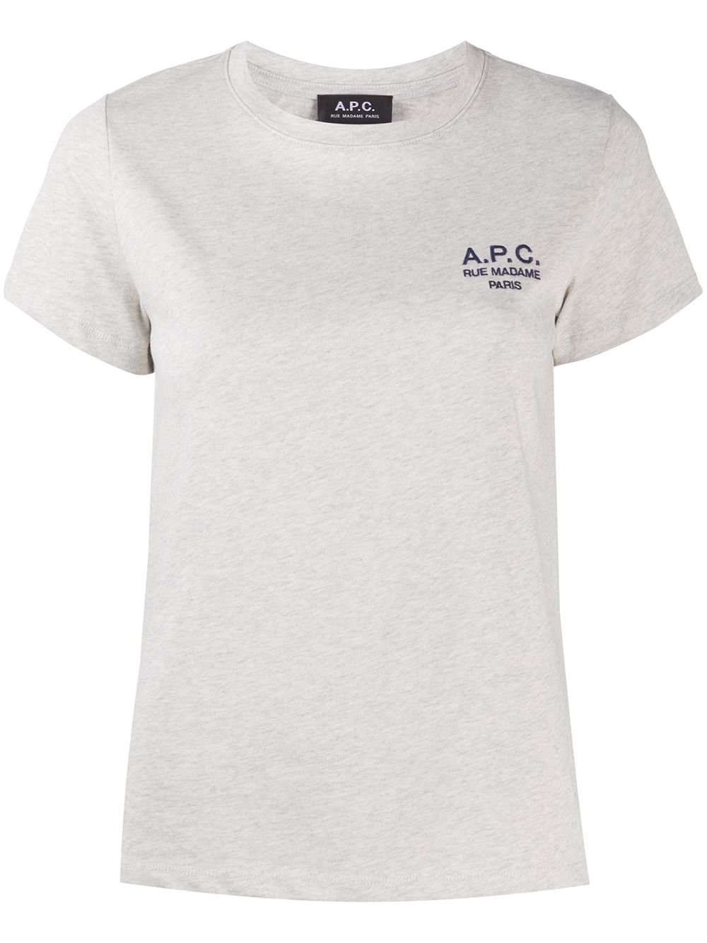 A.P.C. logo印花T恤 - 中性色