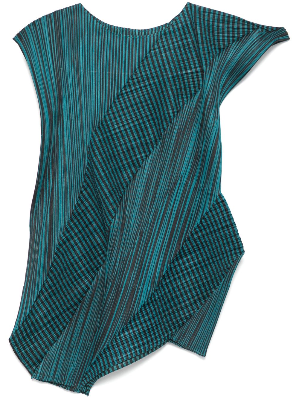Pleats Please Issey Miyake Cosmic Rays 上衣 - 蓝色