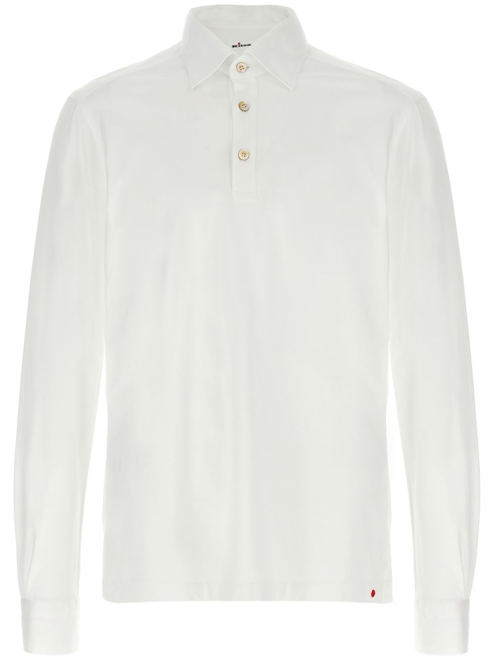 Kiton Positano polo衫 - 白色