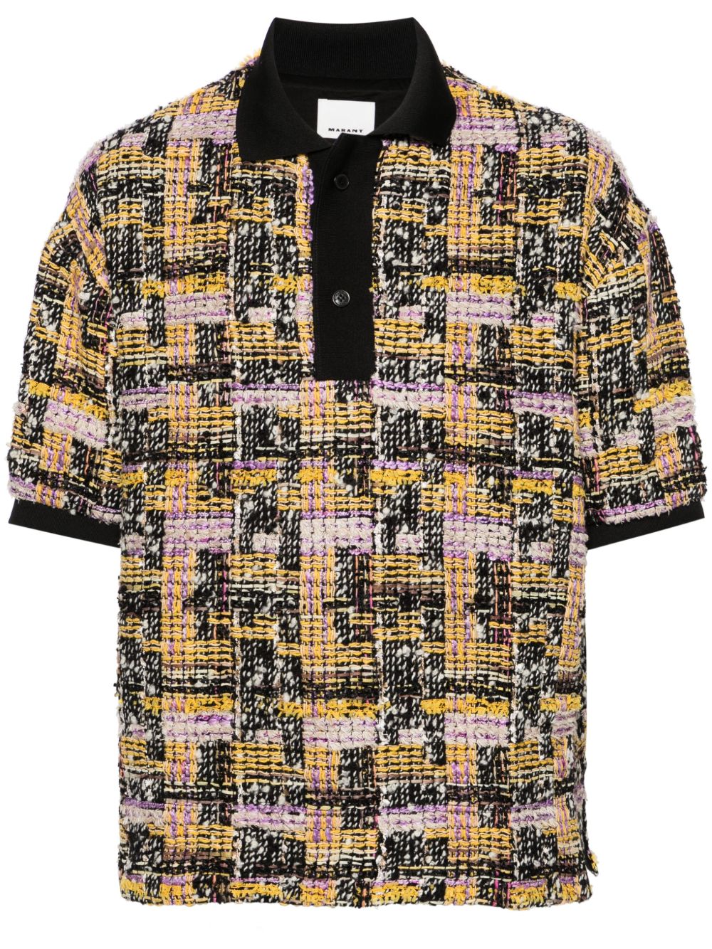 MARANT Dorian 粗花呢polo衫 - 黄色