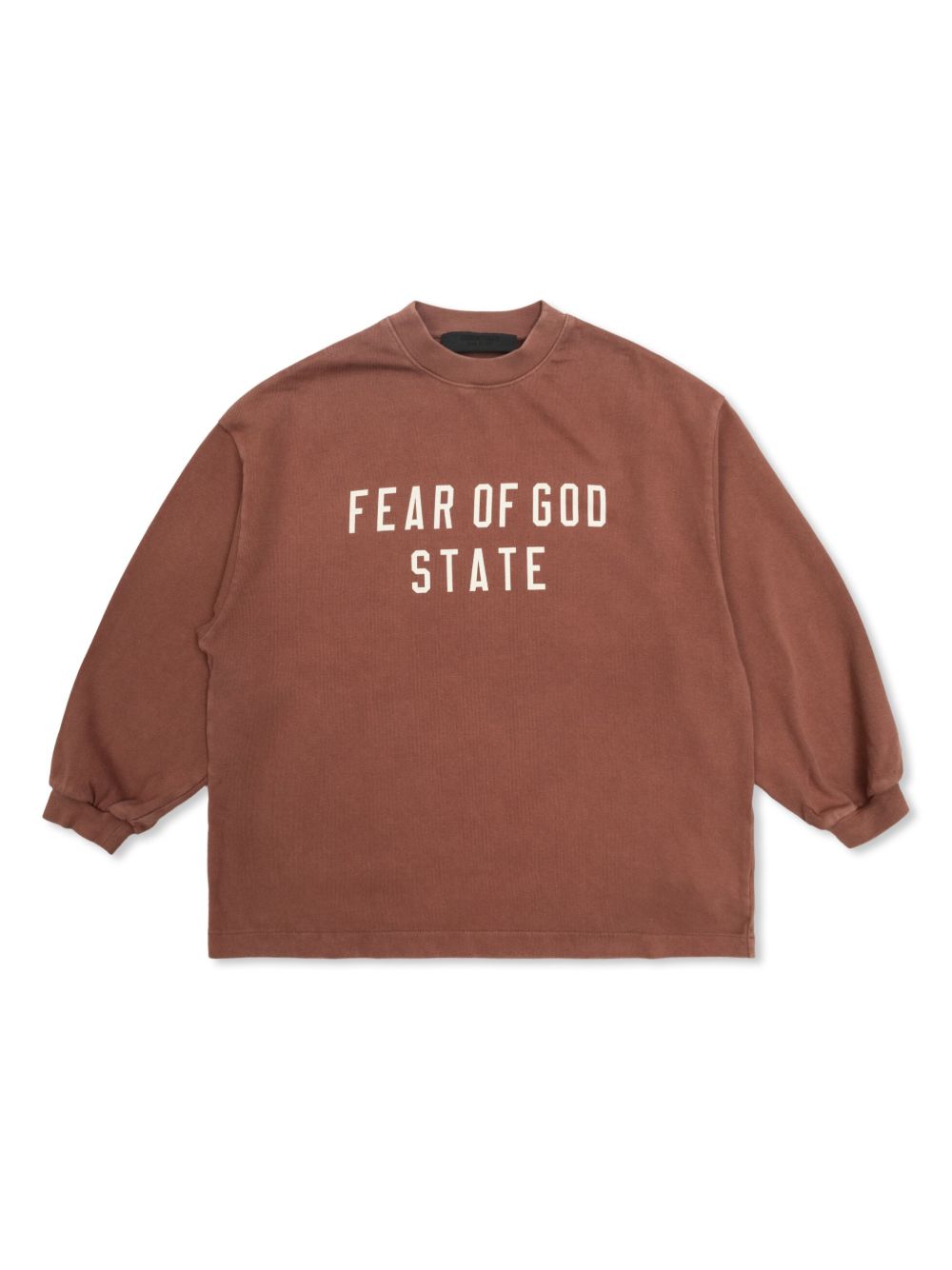 FEAR OF GOD ESSENTIALS KIDS 平纹针织纹理卫衣 - 红色