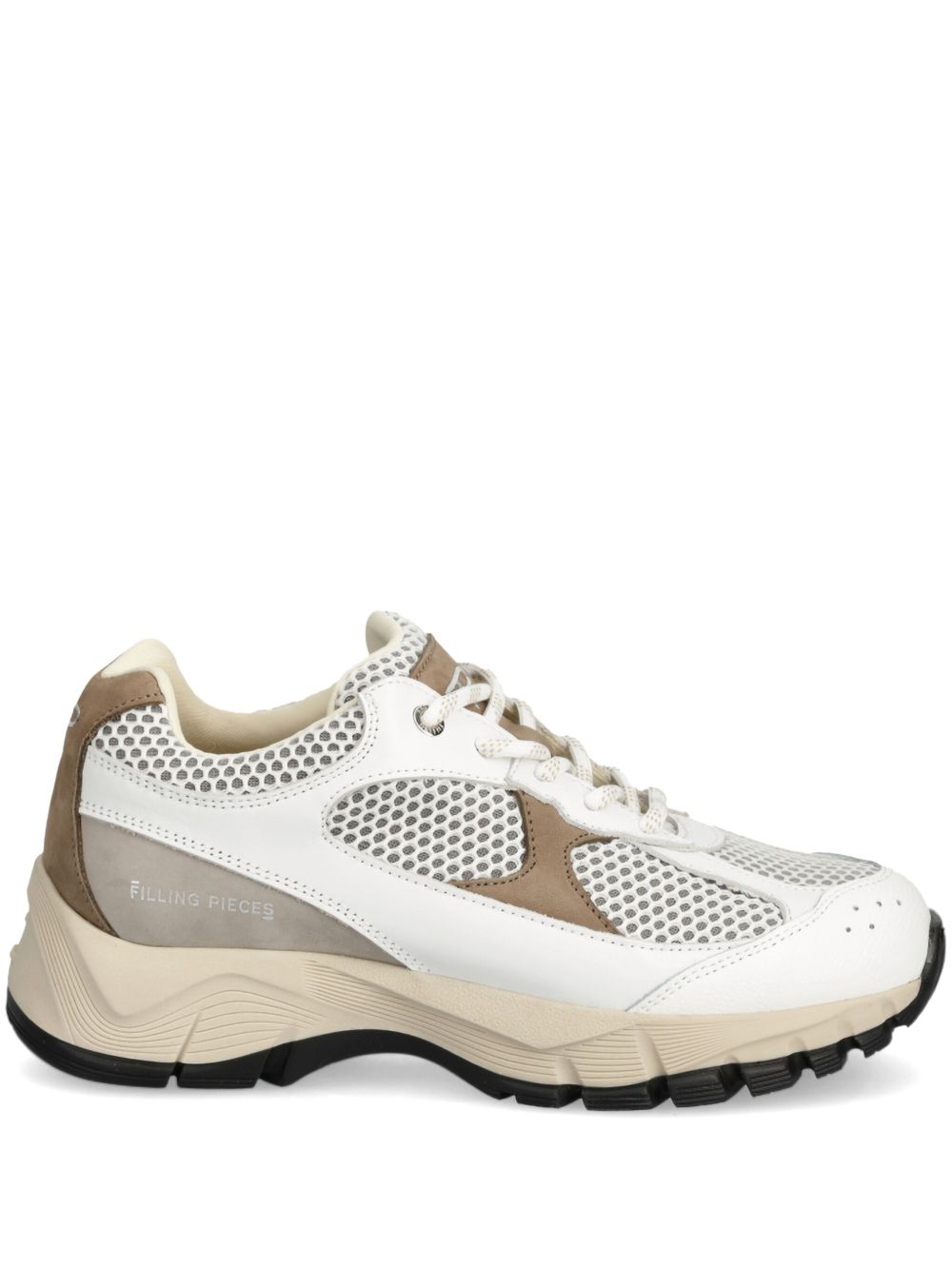 Filling Pieces 皮质运动鞋 - 白色