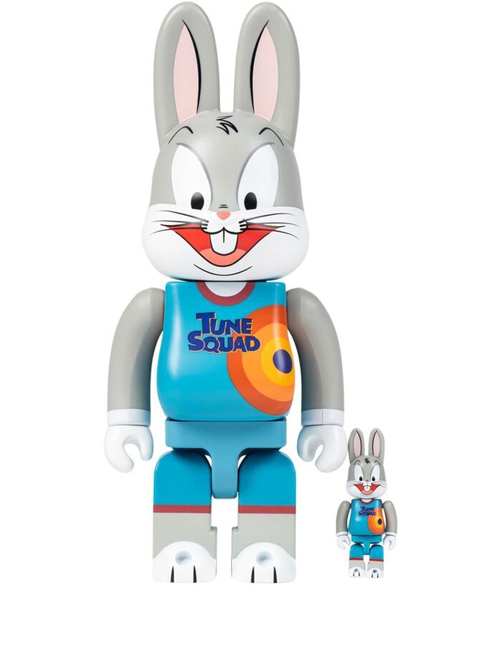 MEDICOM TOY x Looney Tunes Space Jam: A New Legacy Bugs Bunny BE@RBRICK 100% & 400% 模型玩具套装 - 灰色