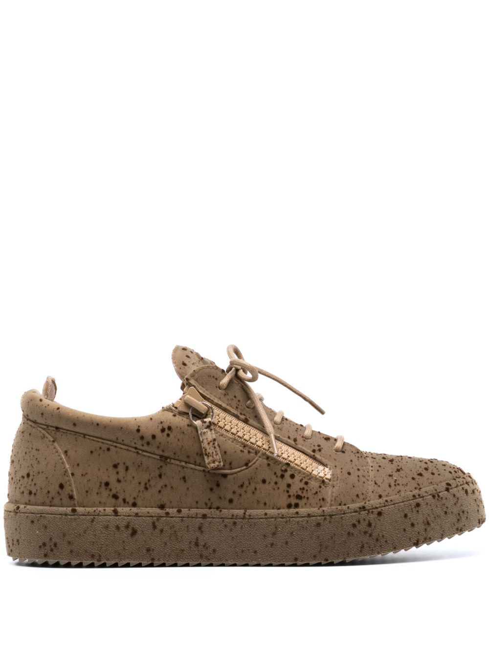 Giuseppe Zanotti Frankie logo压纹运动鞋 - 中性色