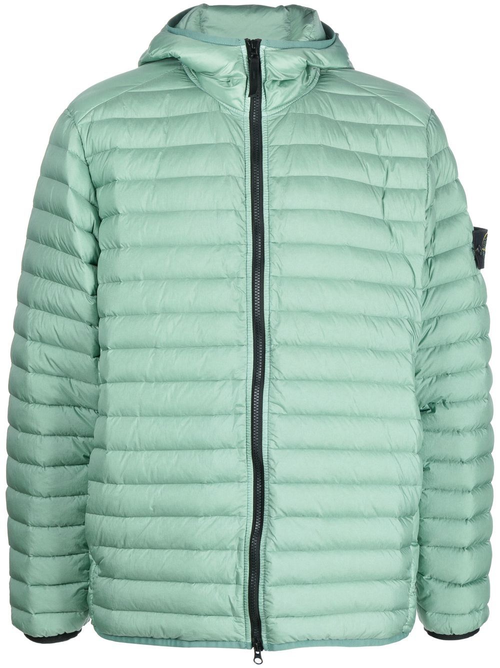 Stone Island Compass 贴花蓬松夹克 - 绿色