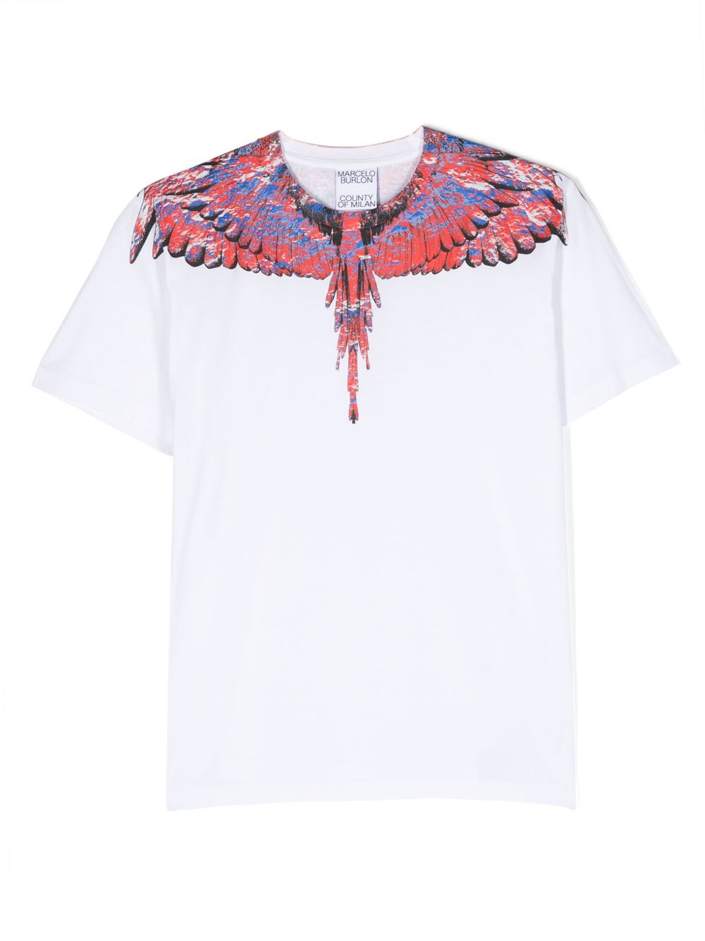 Marcelo Burlon County Of Milan Kids Lunar Wings 棉T恤 - 白色