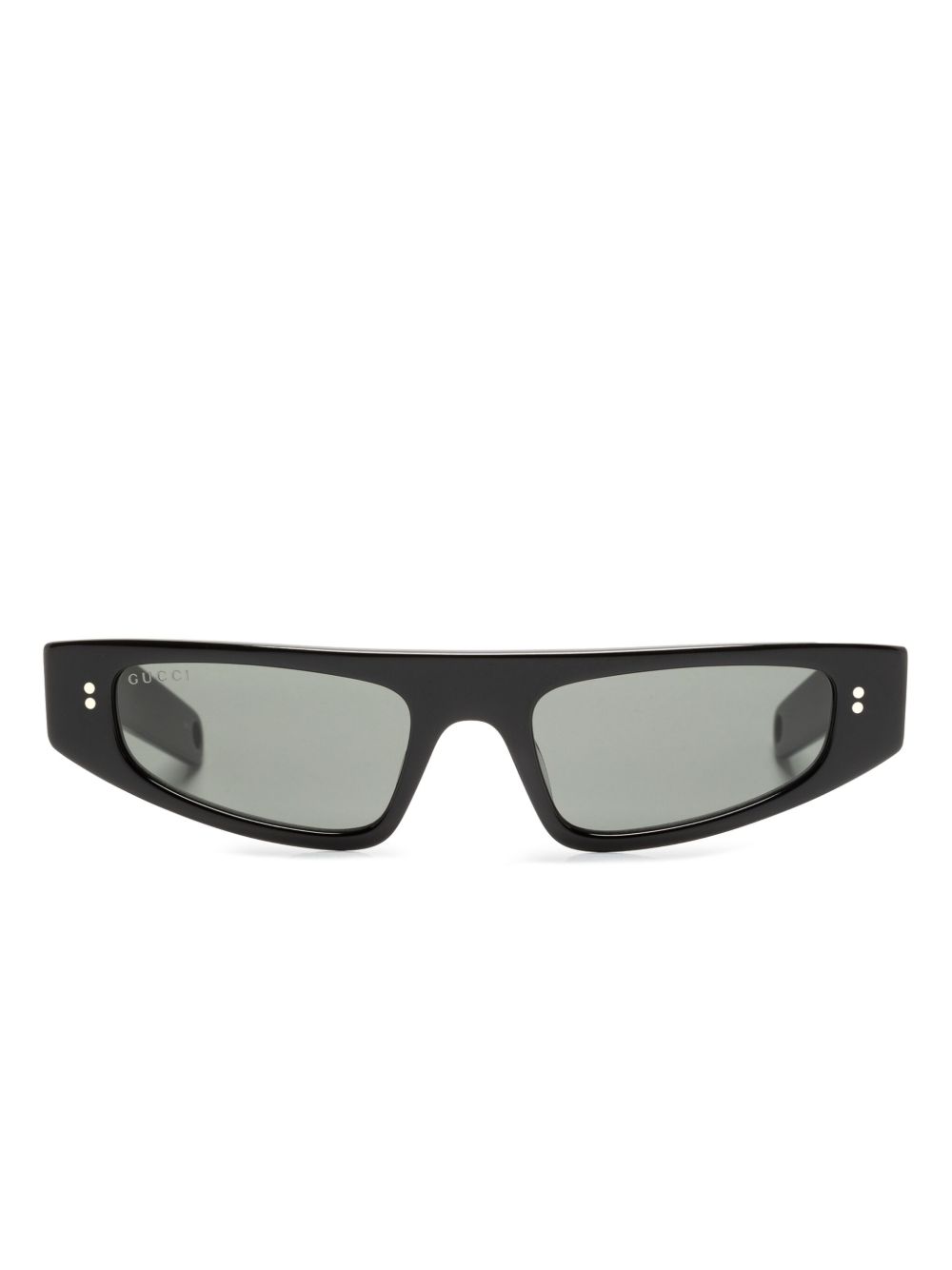 Gucci Eyewear 猫眼框太阳眼镜 - 黑色