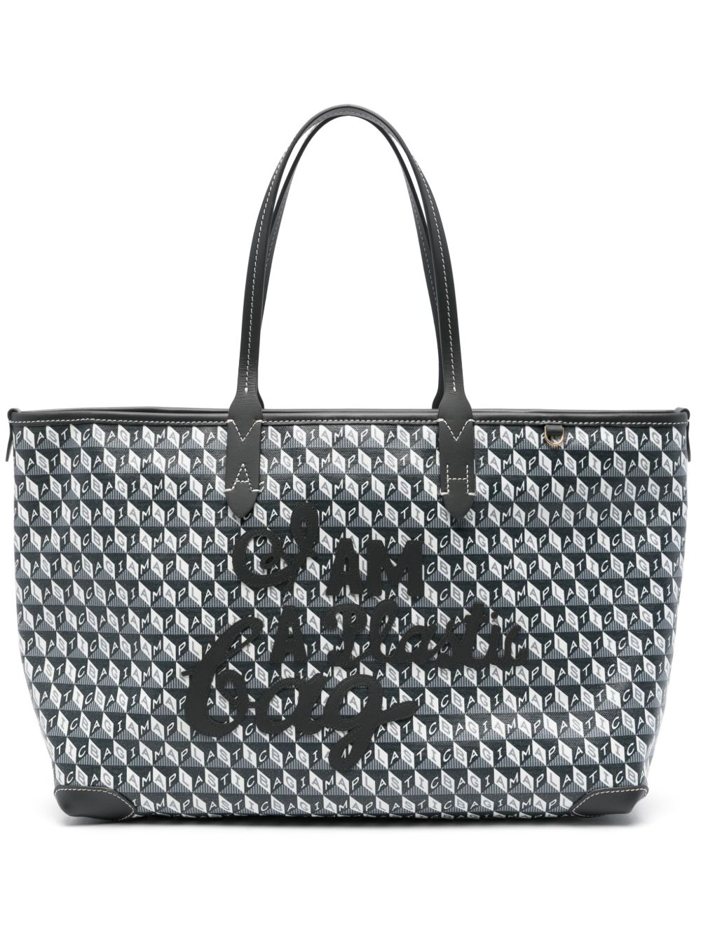 Anya Hindmarch I Am A Plastic Bag 小号手提包 - 灰色