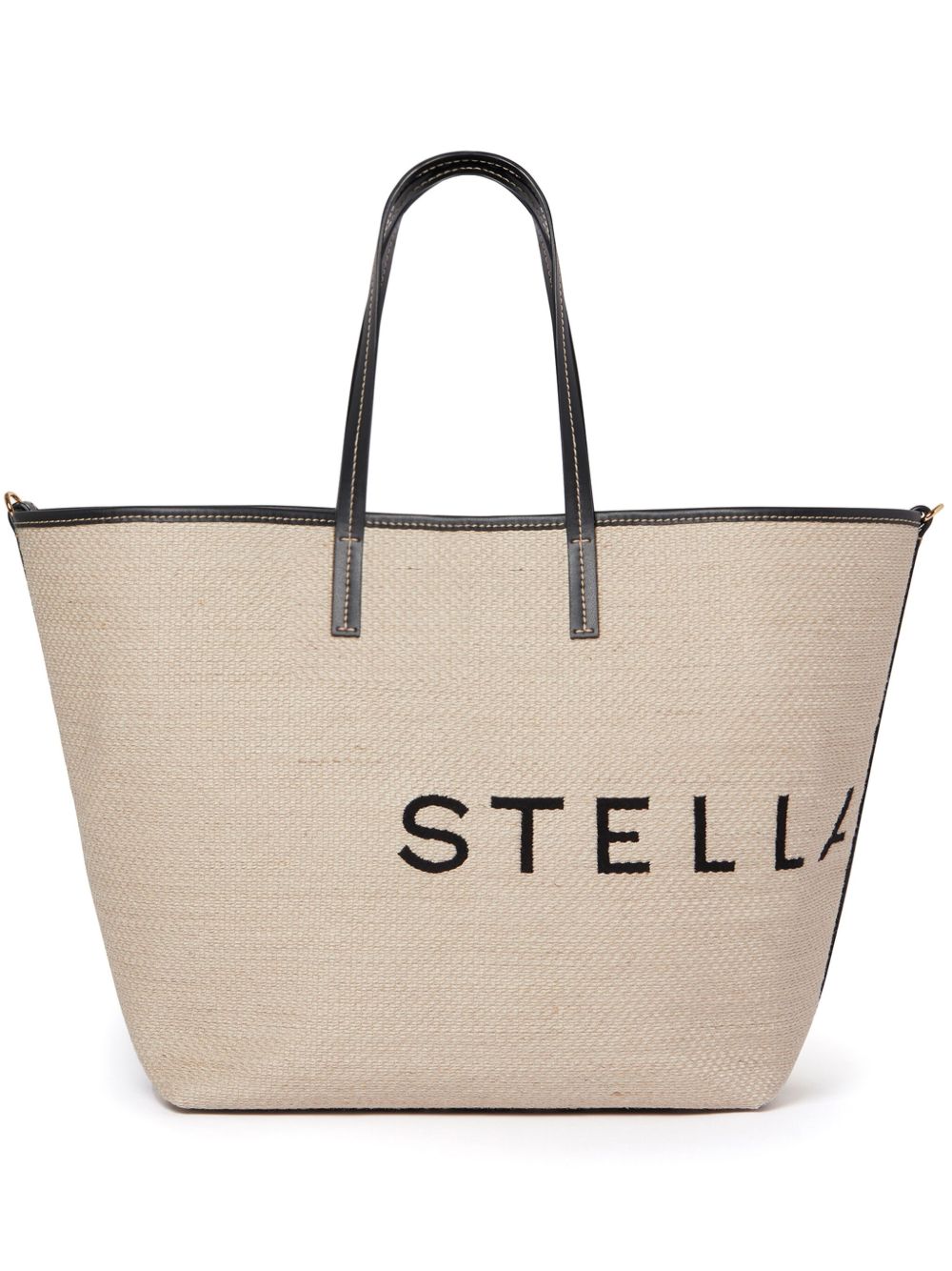 Stella McCartney logo提花手提包 - 中性色