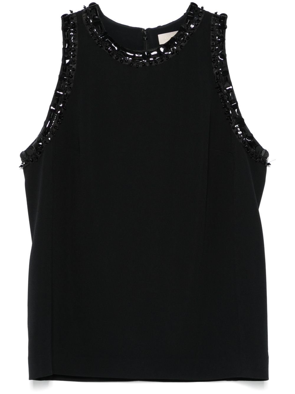 Elie Saab 刺绣卡迪上衣 - 黑色