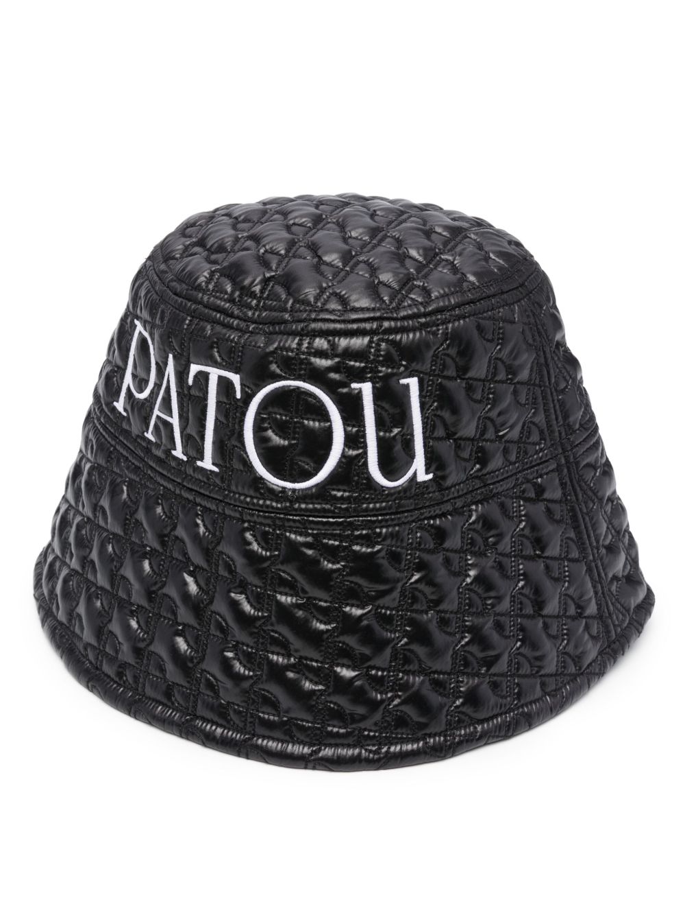 Patou logo刺绣渔夫帽 - 黑色