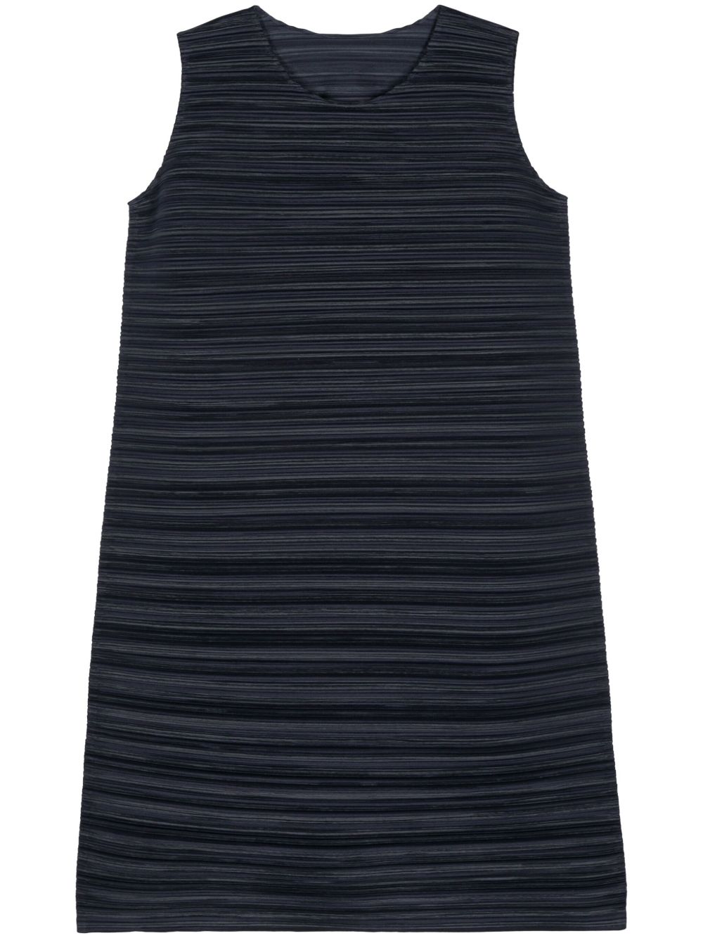 Pleats Please Issey Miyake Sheer Bounce 百褶中长连衣裙 - 蓝色