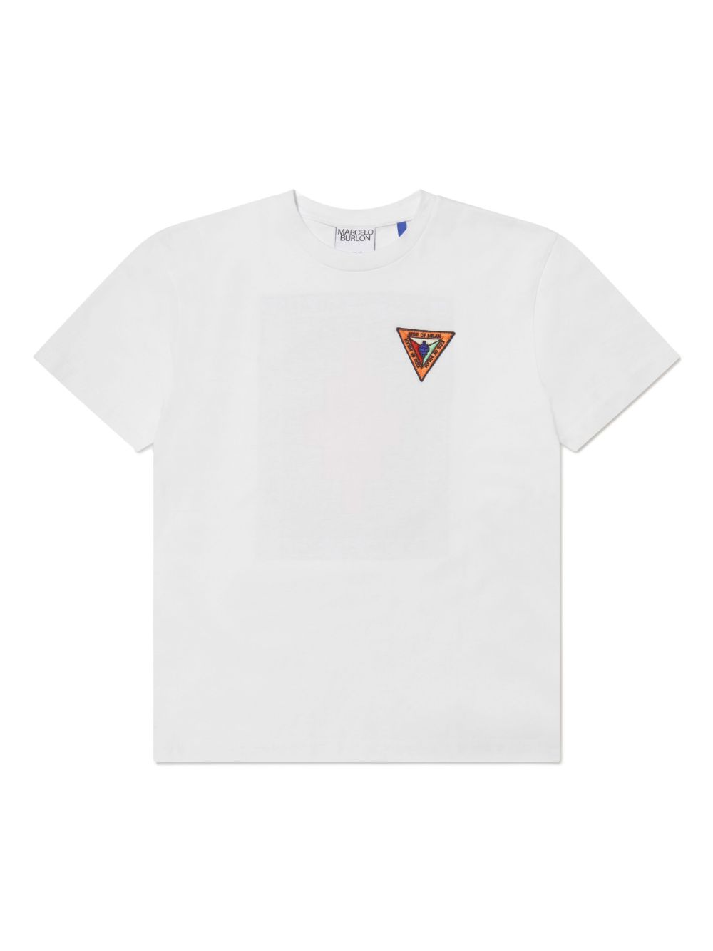 Marcelo Burlon County Of Milan Kids 图案印花棉T恤 - 白色