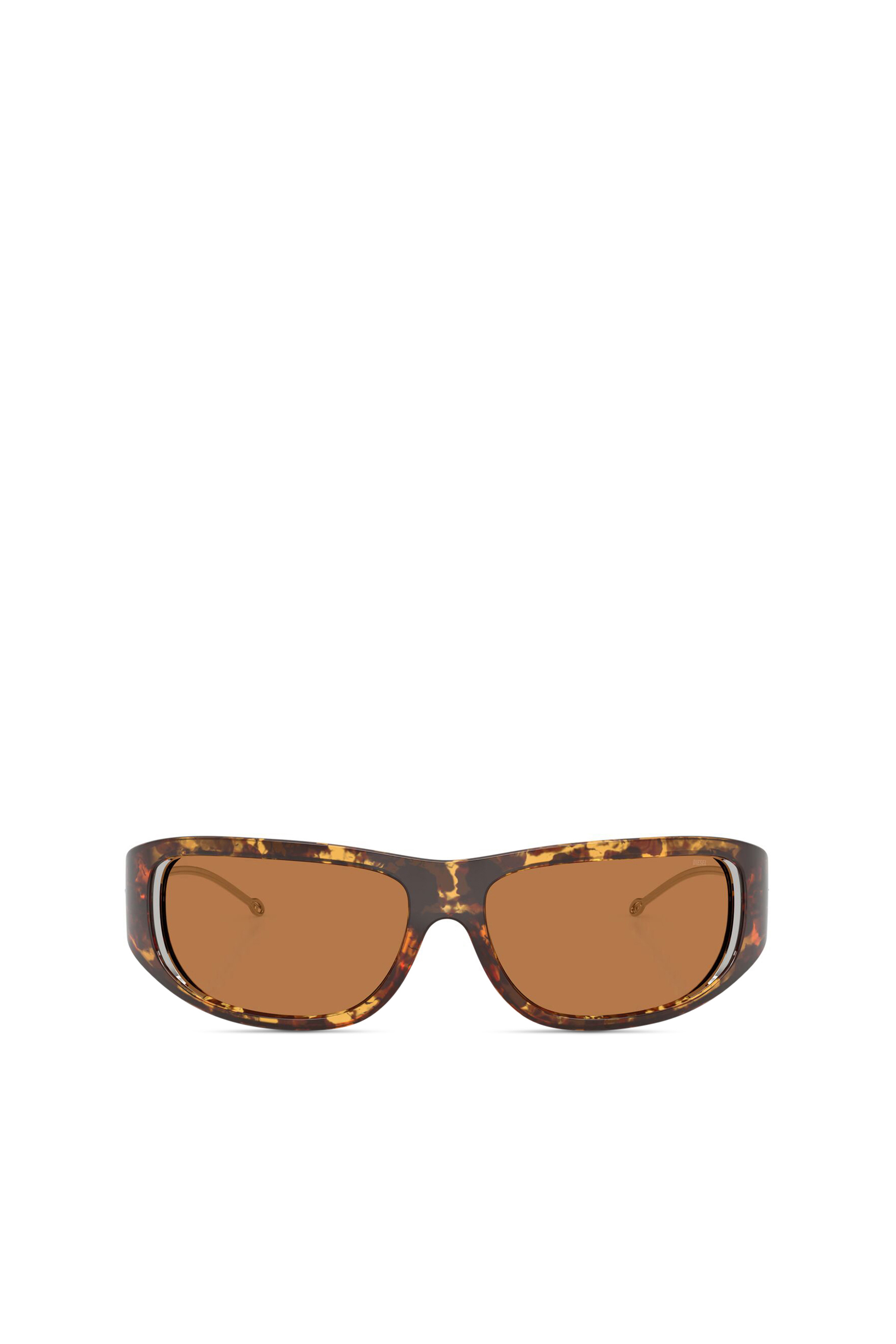 Diesel - Wraparound style sunglasses - Sunglasses - Unisex - Brown