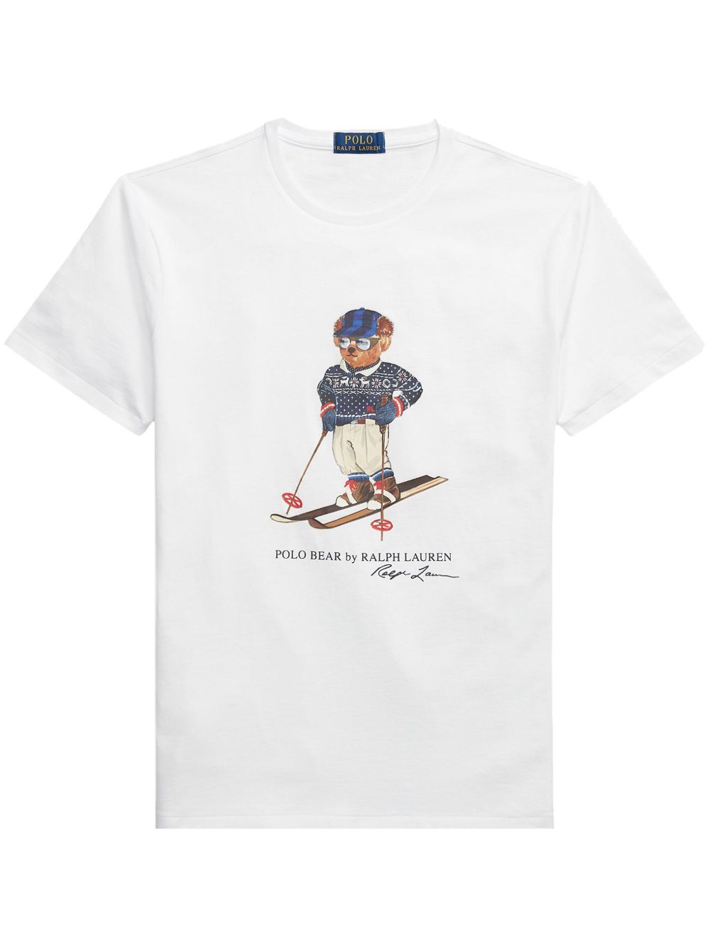 Polo Ralph Lauren Teddy Bear 印花棉T恤 - 白色