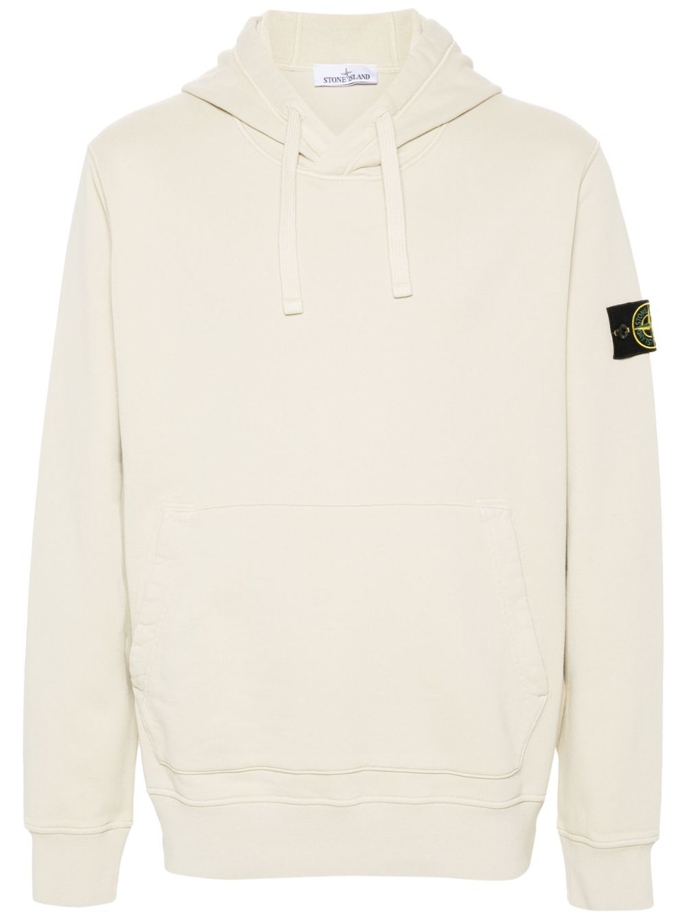 Stone Island 罗盘徽章棉连帽衫 - 中性色