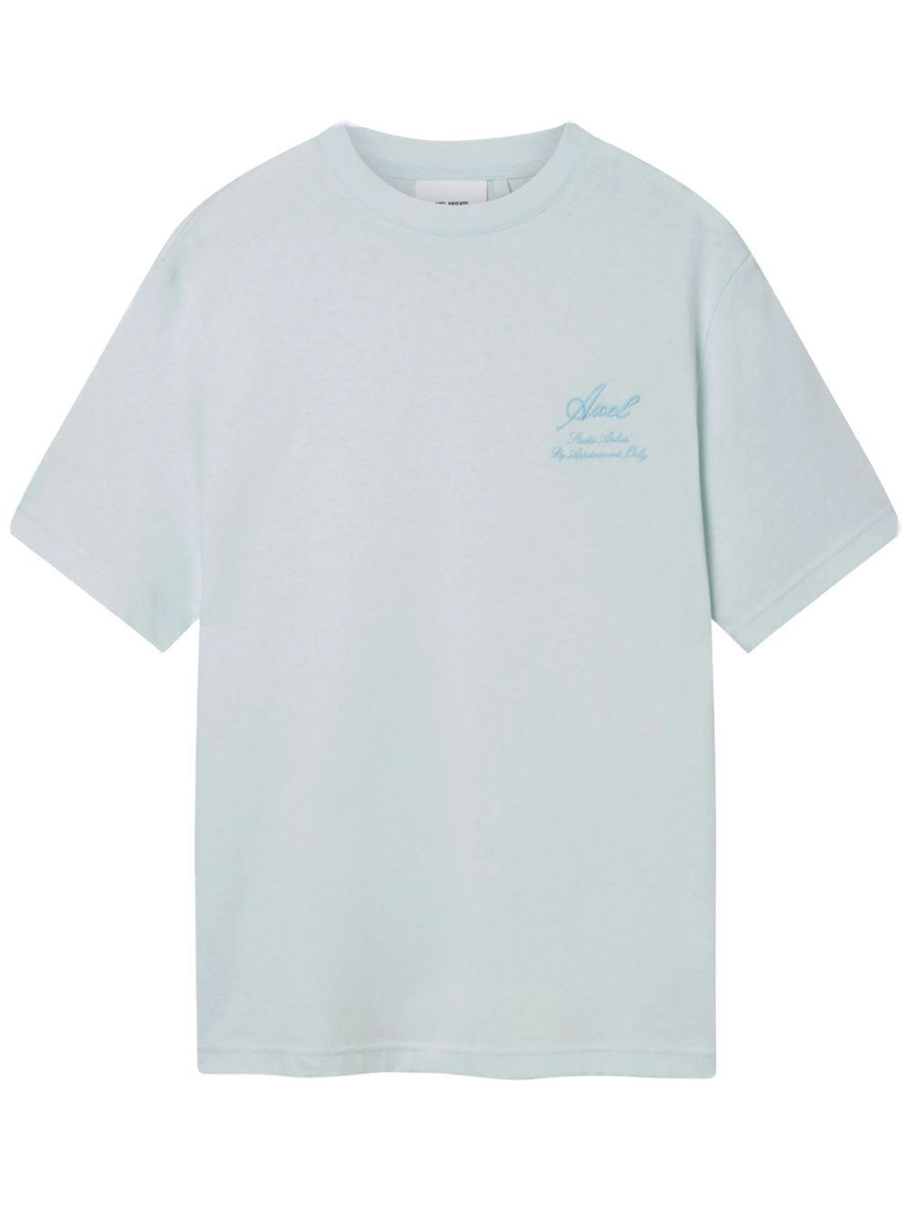 Axel Arigato logo-embroidered T-shirt - 蓝色