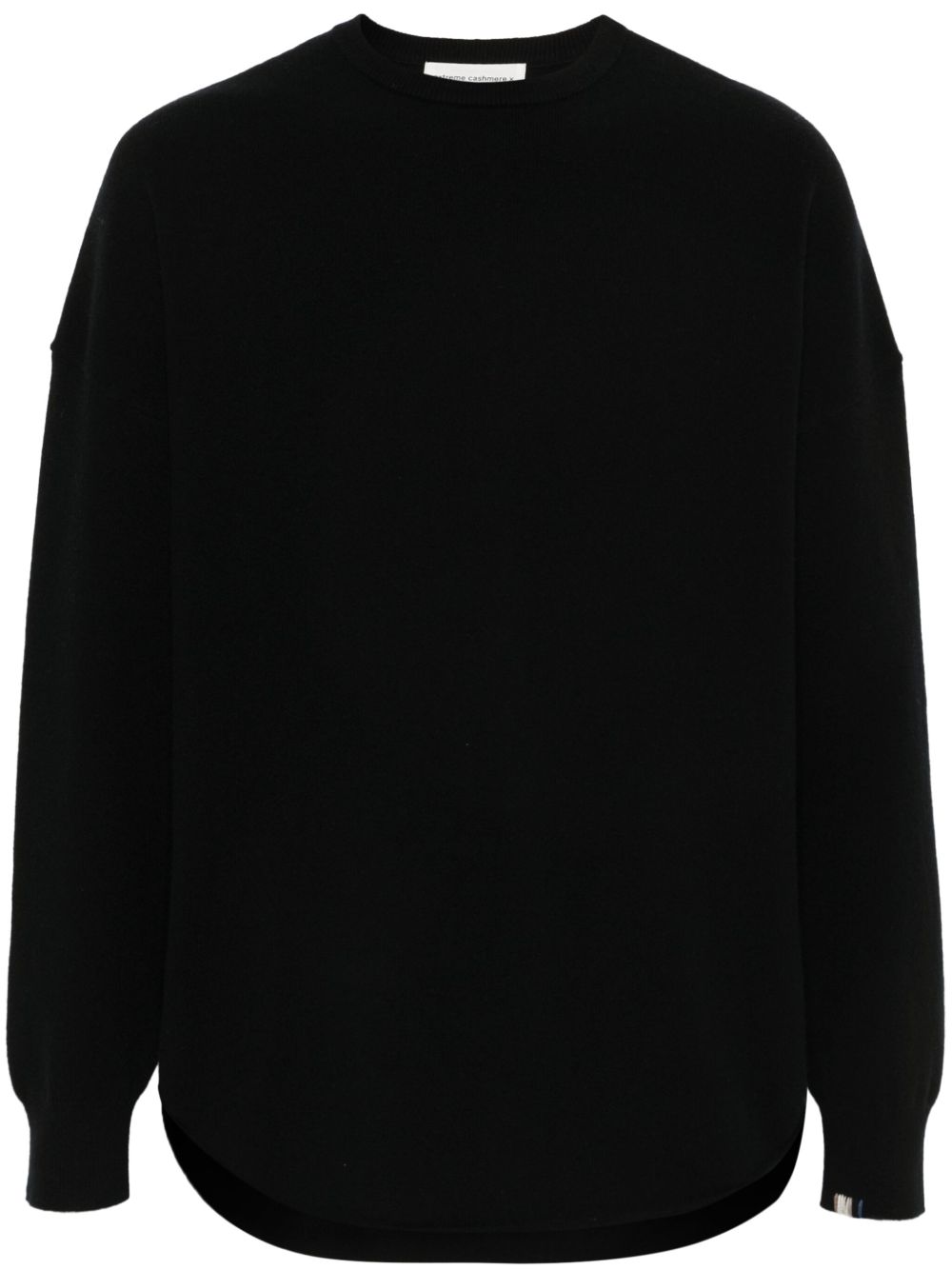 extreme cashmere N°53 Crew Hop 毛衣 - 黑色