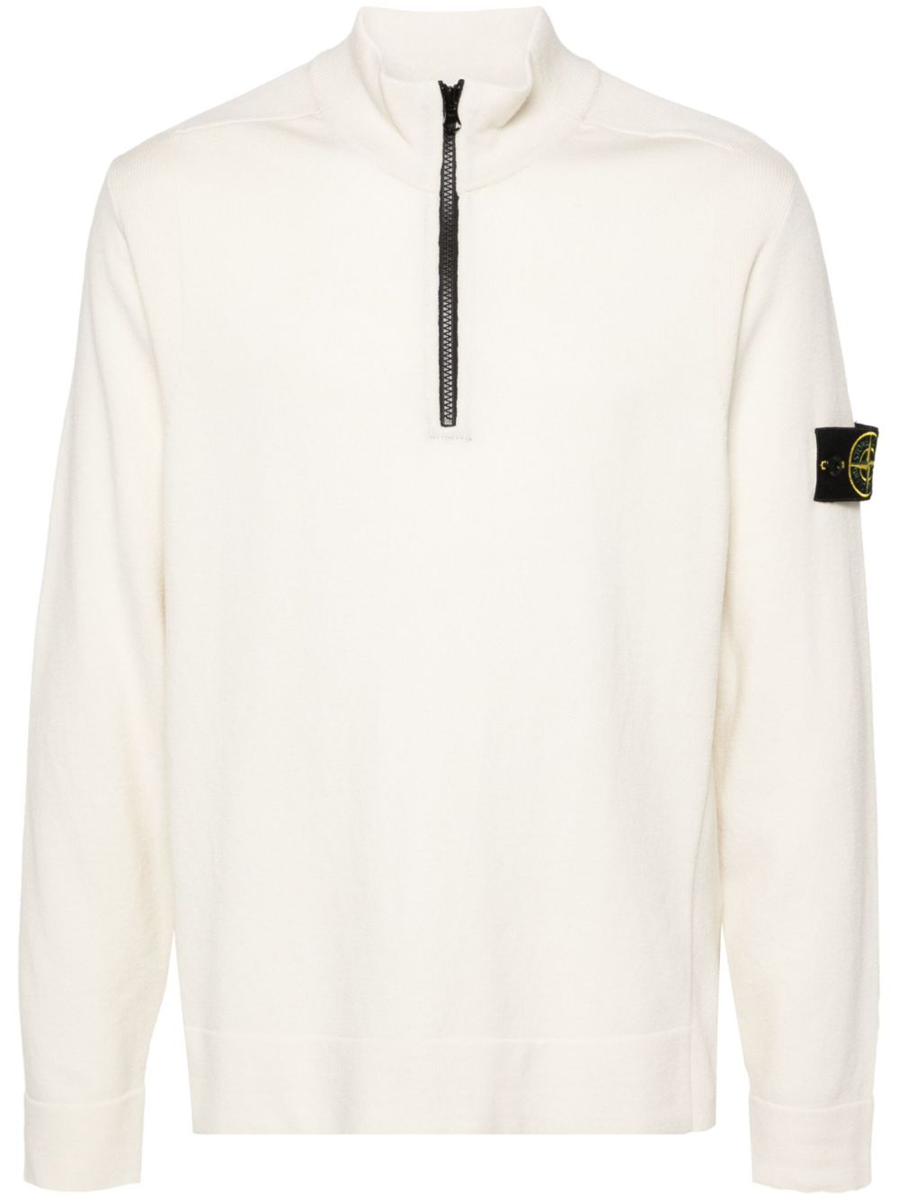 Stone Island 罗盘徽章针织卫衣 - 中性色