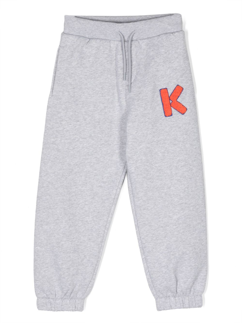 Kenzo Kids 标贴运动裤 - 灰色