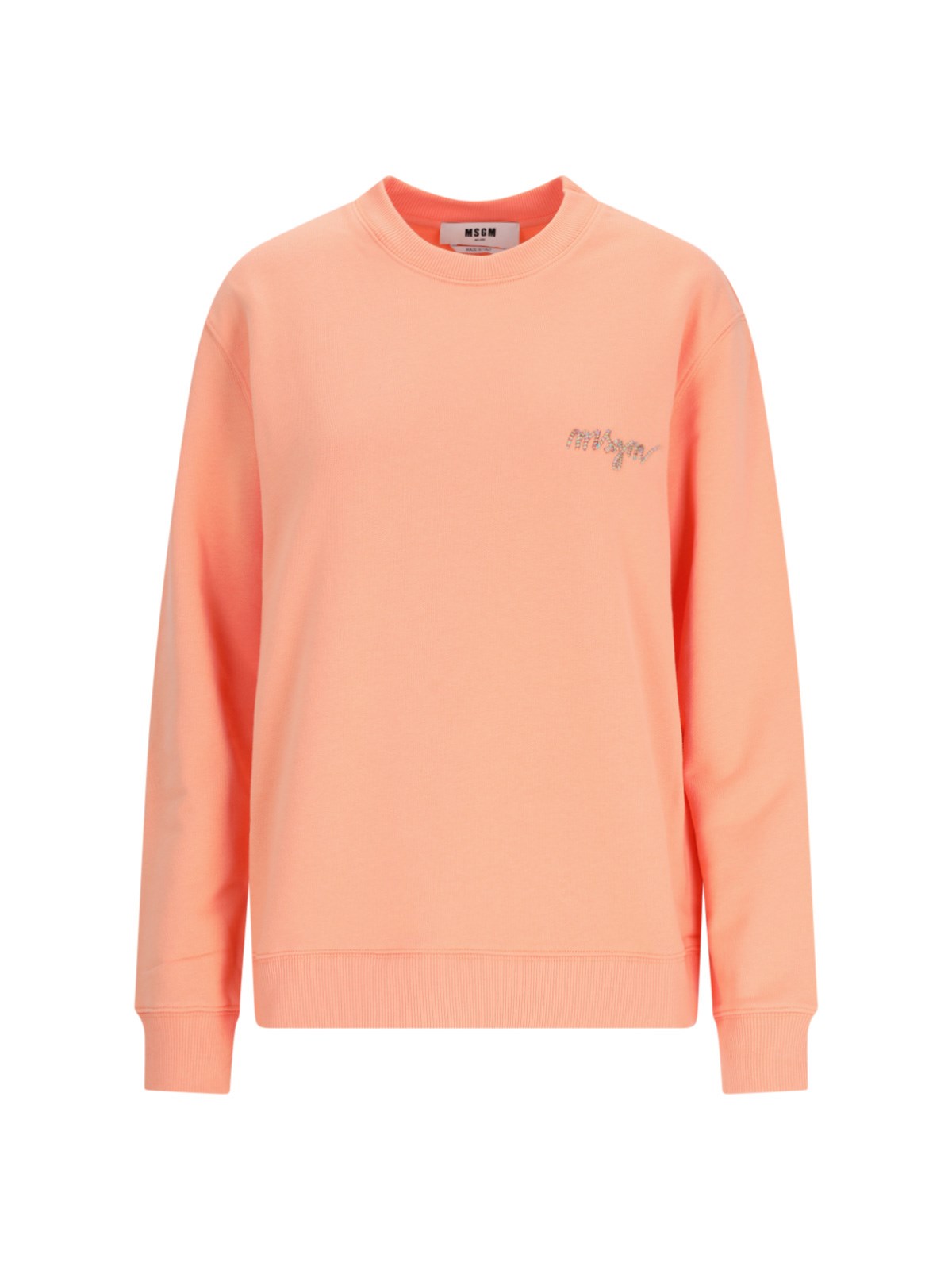 MSGM Logo Crew Neck Sweatshirt