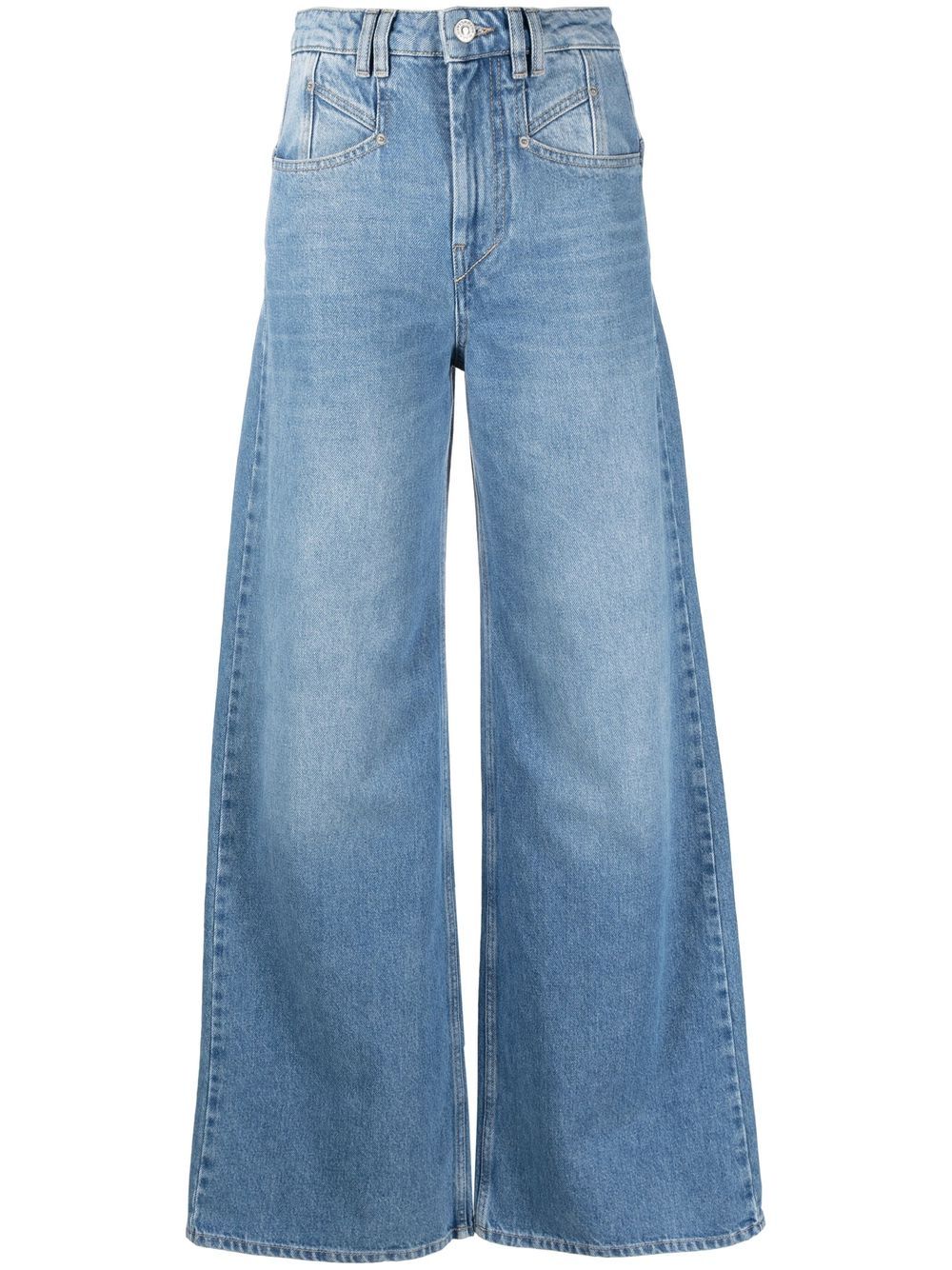 ISABEL MARANT 阔腿牛仔裤 - 蓝色