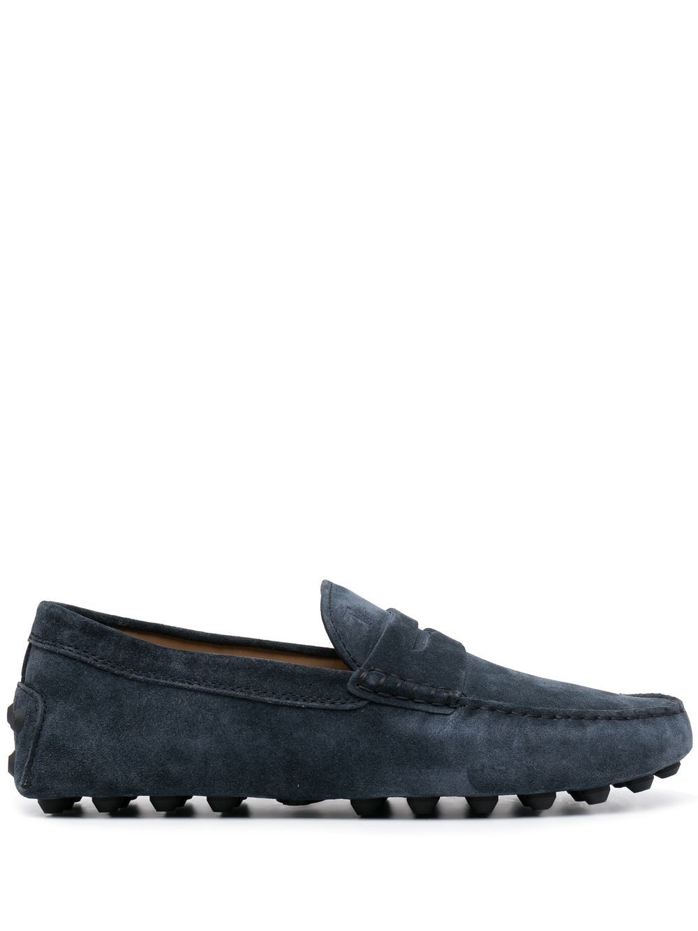 Tod's Gommino 绒面皮乐福鞋 - 蓝色