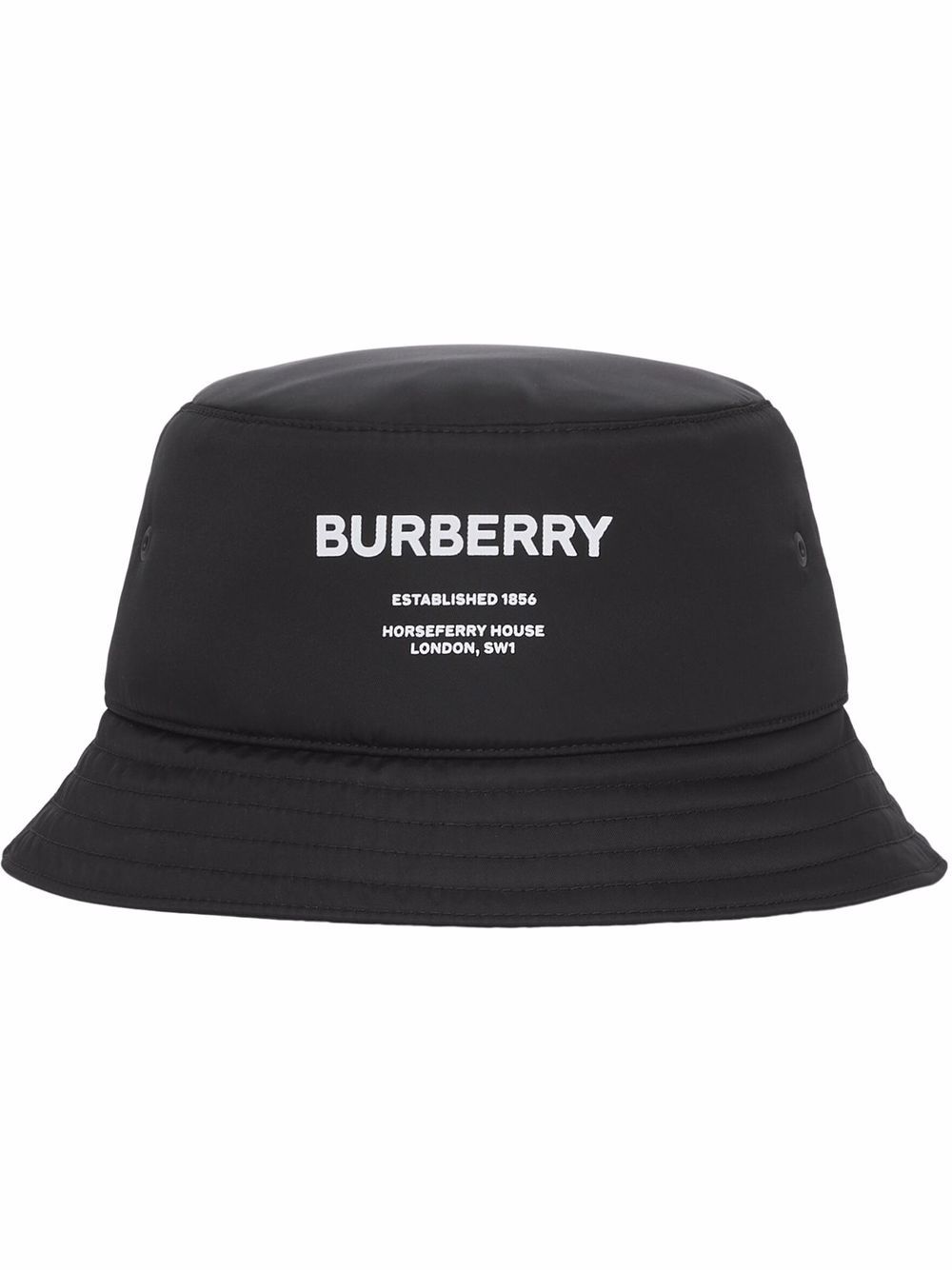 Burberry 博柏利 Horseferry 印花渔夫帽 - 黑色